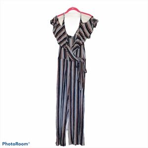 Off the shoulder jump suit